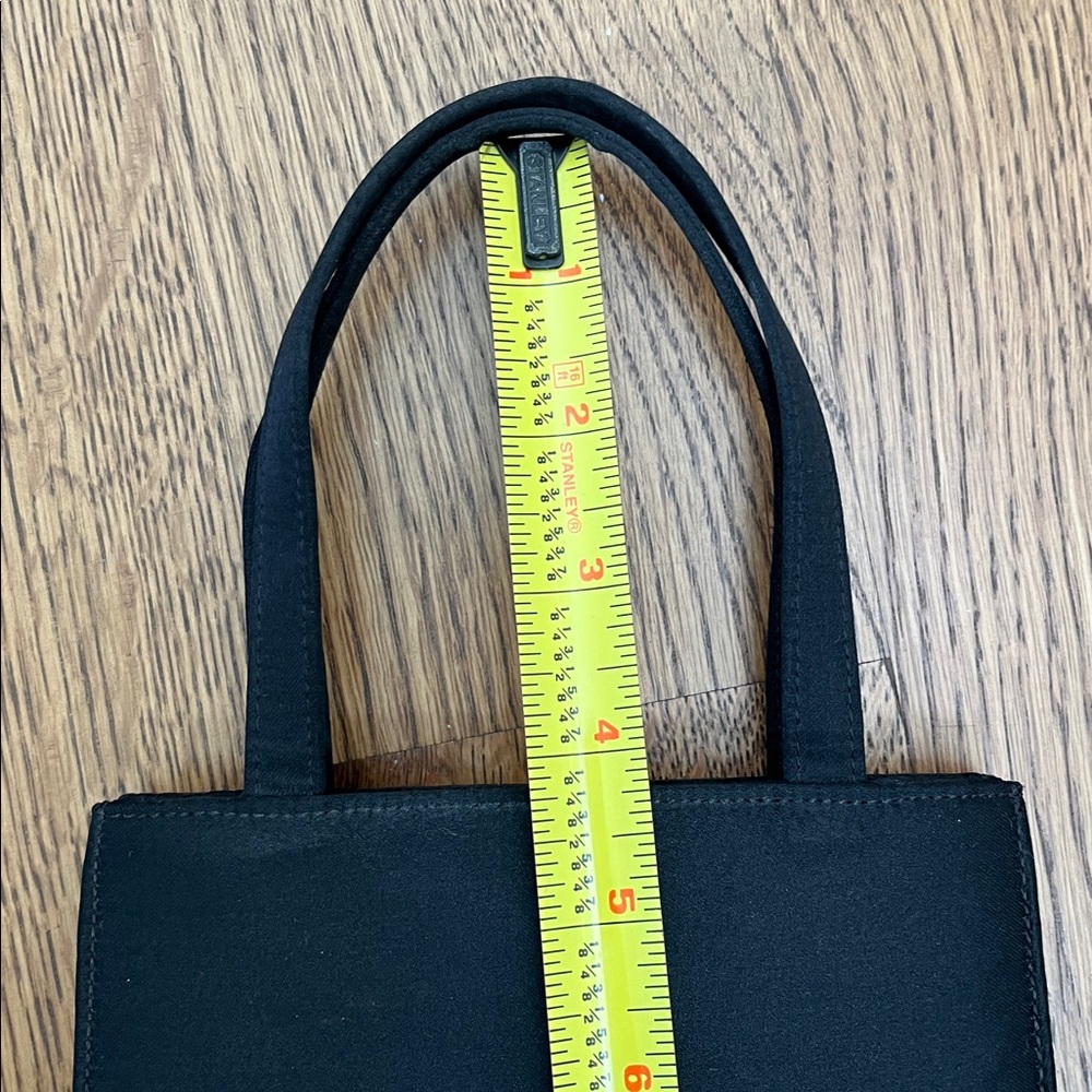 Kate Spade Black Satin Mini Handbag - Picture 4 of 7